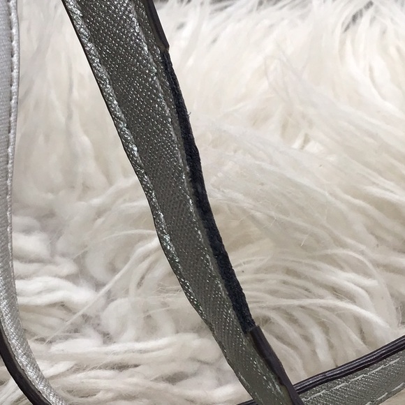 Michael Kors Silver Shoulder Tote Bag - Picture 16 of 16